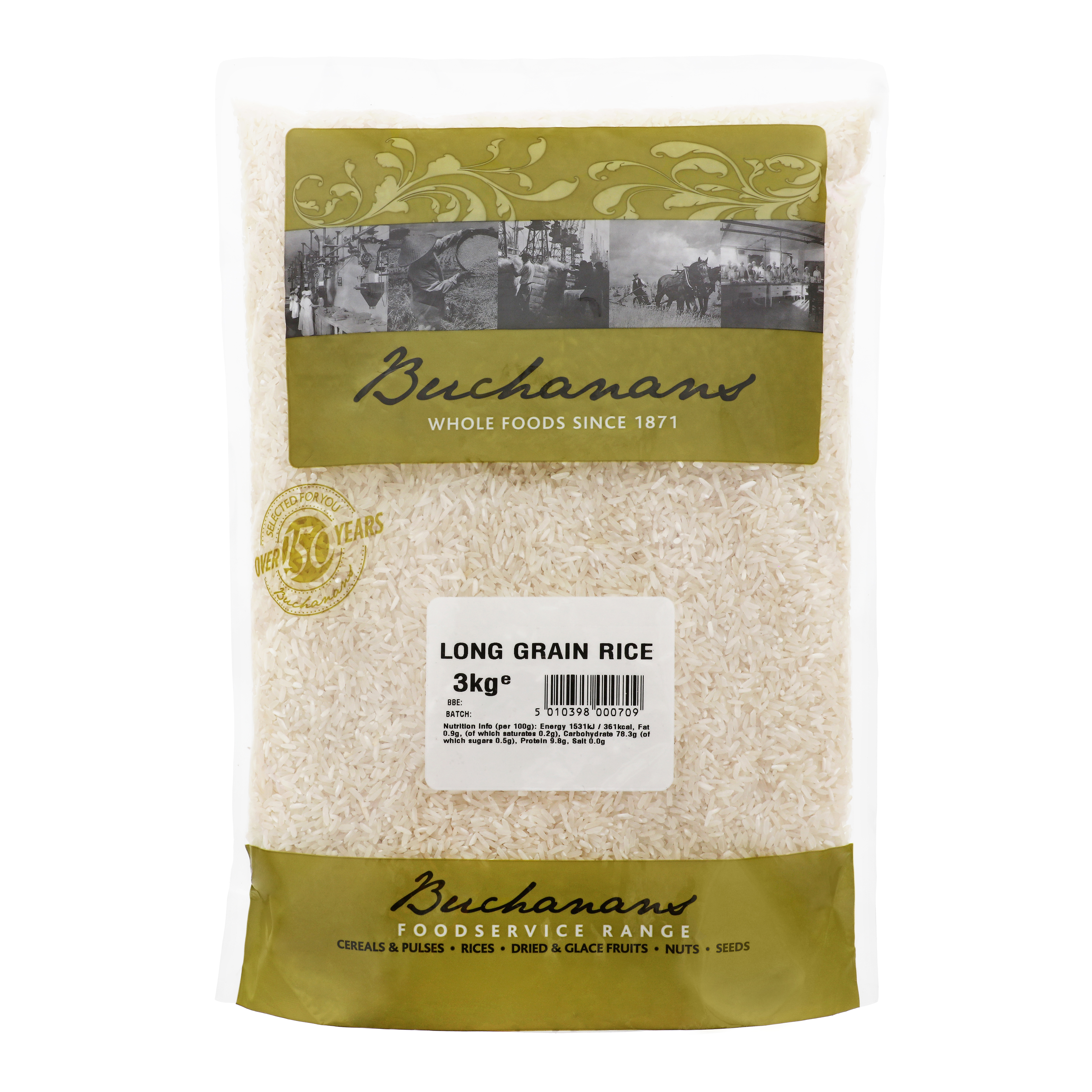 Long Grain Rice - WG Buchanan